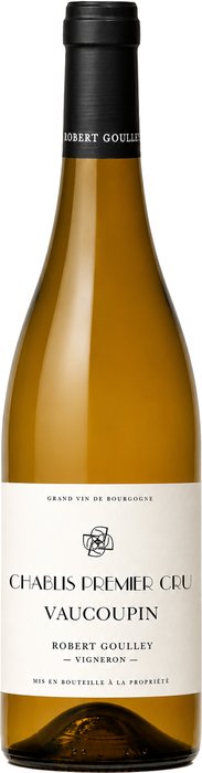 Bottle of Domaine Robert Goulley Chablis 1er Cru Vaucoupin